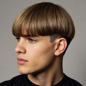 Bowl Cut Mullet