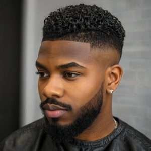 Burst Fade Black Men