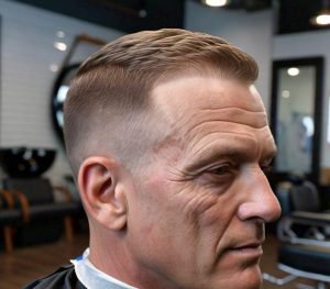 Bald Mid Taper Fade