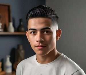 clean mid taper fade