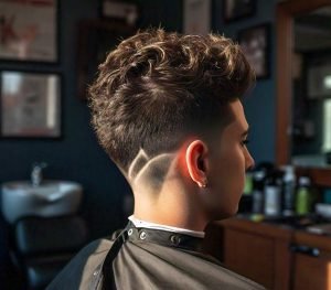 high fade haircut back view