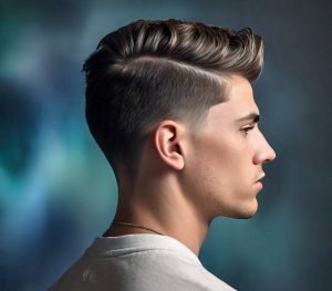 high taper comb over haircut