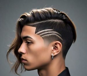 long hair high fade haircut