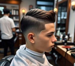 low drop fade haircut