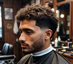 low fade haircut for curly hair