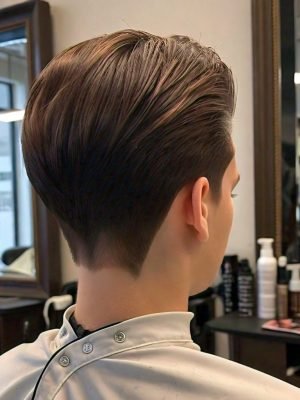 low taper fade square top