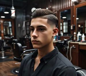 low taper undercut fade