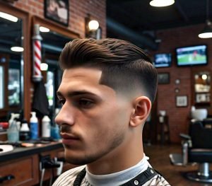 low taper undercut fade
