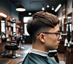 mid taper fade buzz cut