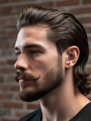 Mullet low taper fade Mullet low taper fade