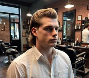 Mullet low taper fade