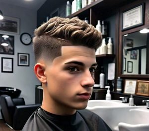 short hair high fade haircut