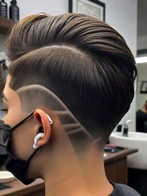 side high taper fade haircut