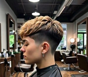 temple fade top haircut