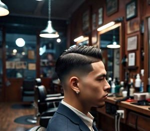 temple low taper fade haircut
