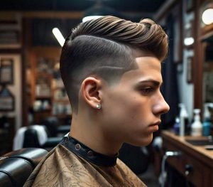 undercut low fade haircut