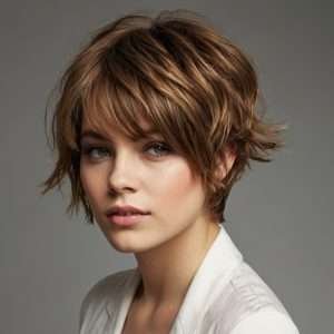 Butterfly Haircut with Short Hairs