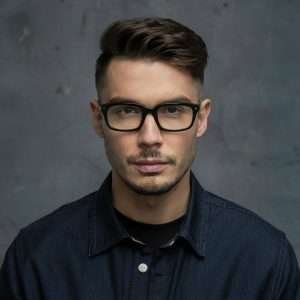 a men with flat top haircut