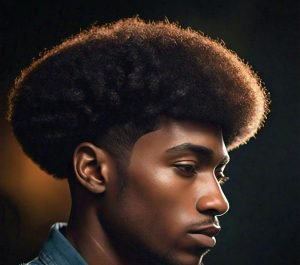 afro bowl cut