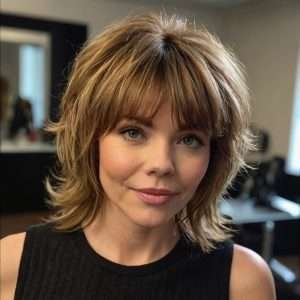 layered shag haircut