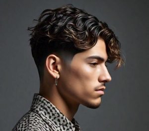 low fade wavy edgar haircut