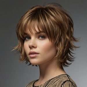 modern shag haircut