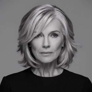 Asymmetrical Lob for Fine Hair - Medium Hairstyles for Women over 60