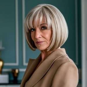 Bob cut for women over 60