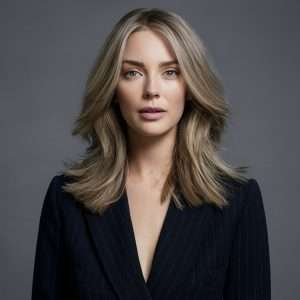 Layered Hair with Textured Ends