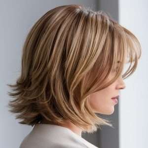 Layered Hair with a Tapered End
