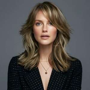 Layered with a Middle Part