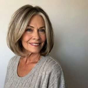 Lob (Long Bob) - Medium Haircuts for Women Over 50