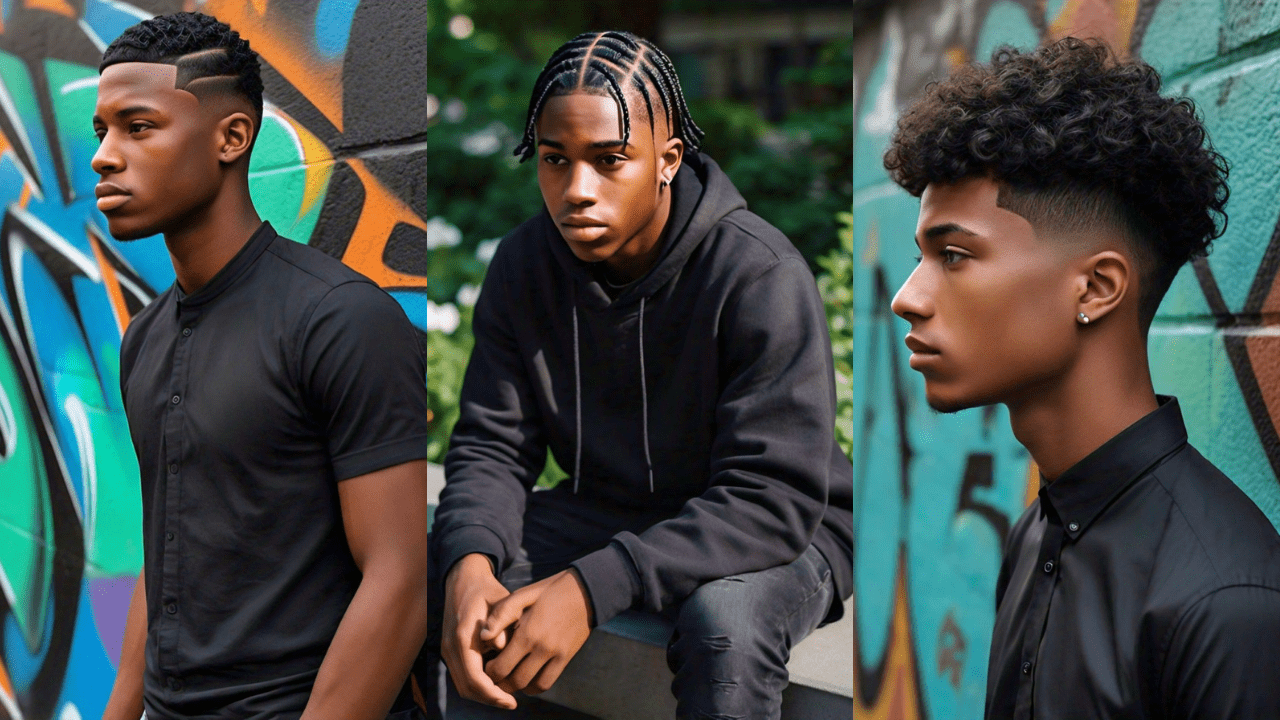 Mid Taper Fade Black Male