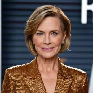 Short sleek hairstyle for women over 60