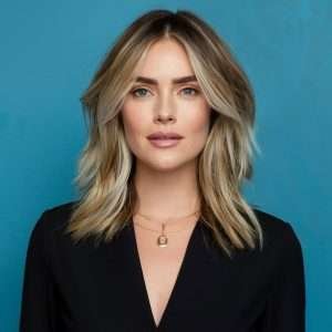 V-Cut Layers - Chubby Face Long Layered Haircuts