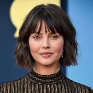 fringed bob cut with bangs