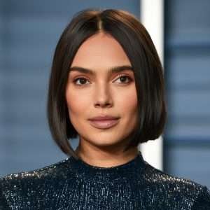 sleek bob cut with a straight, polished finish