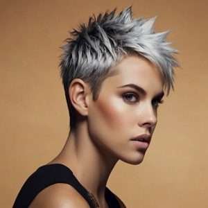 spiky pixie cut - Low-Maintenance Short Haircuts for Women