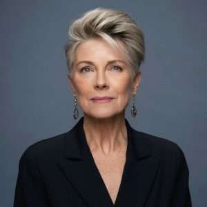 voluminous pixie, added volume at the crown