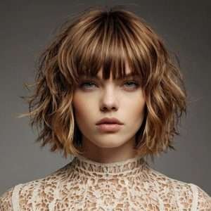 Textured Fringe Haircuts