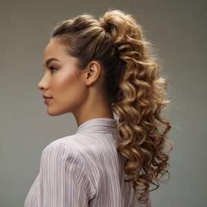 Curly Ponytail