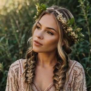 Fishtail Halo Braid