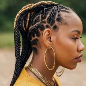 Fulani Braids with Twists