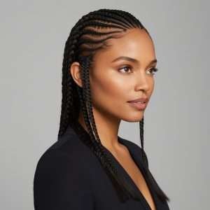 Invisible Box Braids