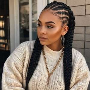 Jumbo Cornrows Braids