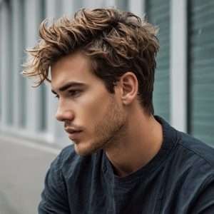 Messy Two Block Haircut