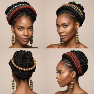 Senegalese Twists with Accessories