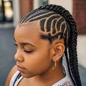 Zig-Zag Cornrows Braids