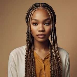 Peekaboo Braids with A Diverse Group of Women