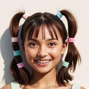 Bubble Ponytails - 4c Hairstyles